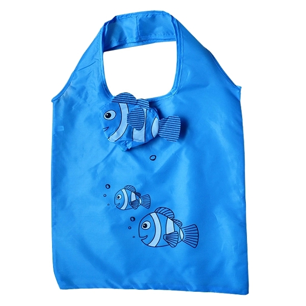 Polyester Folding Cute Fish Shaped Bags 3