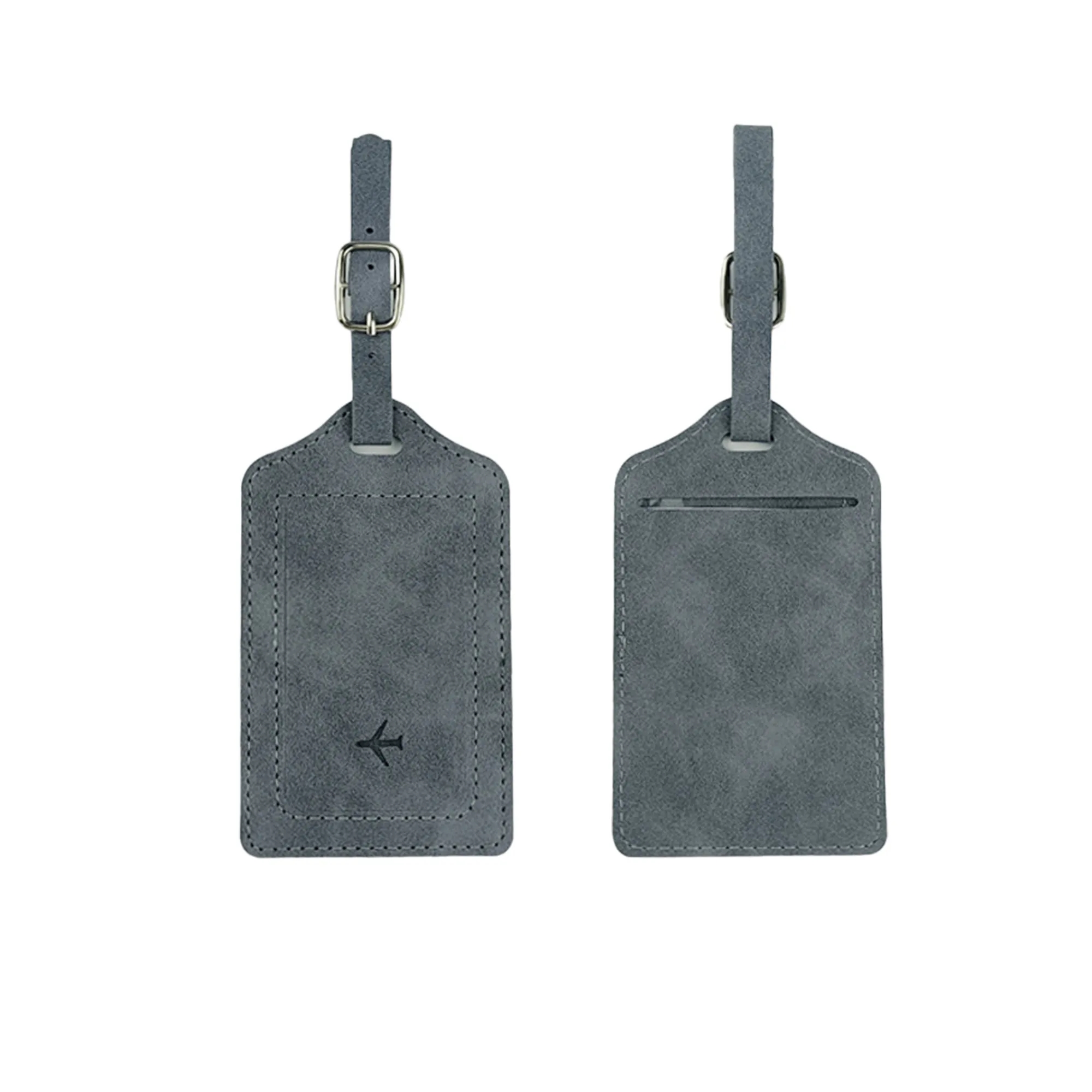 Custom PU Leather Luggage Tags - Travel Essentials 2
