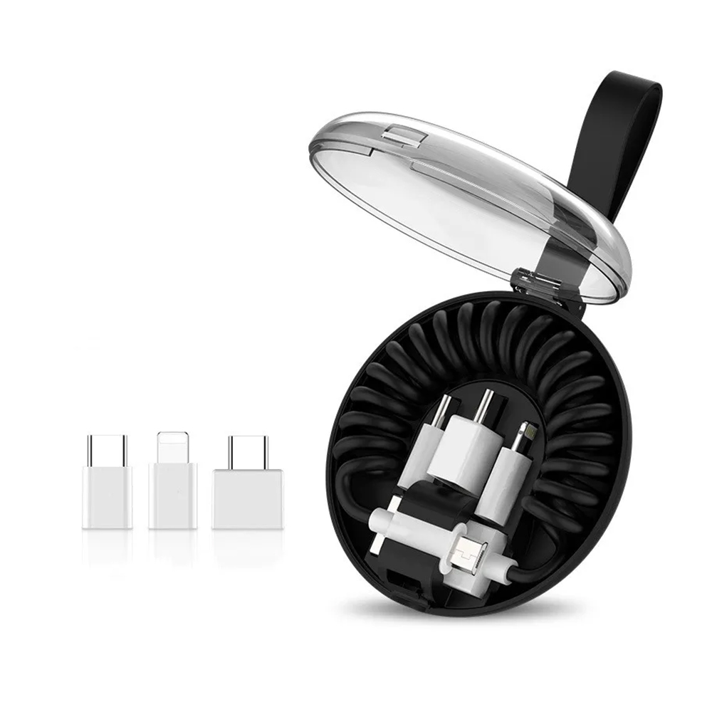 PocketCoil 3-in-1 Retractable Travel Charger 5