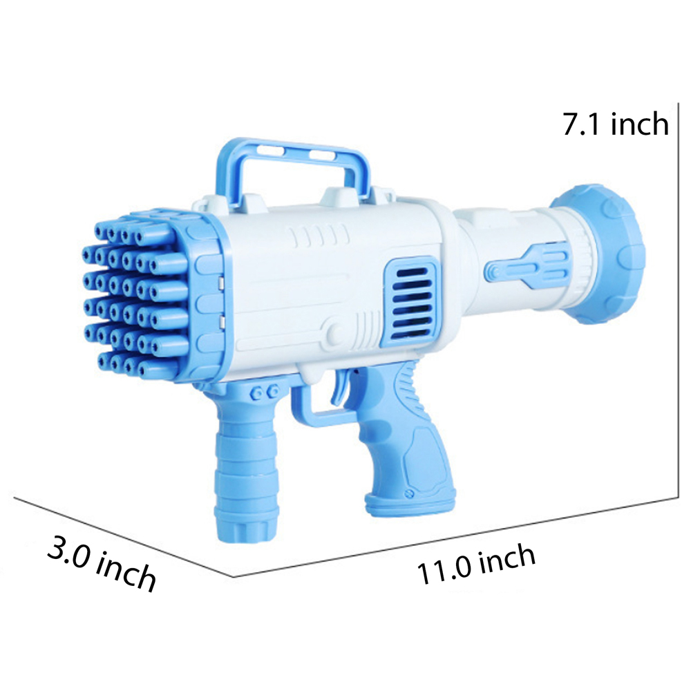 32 Holes Kid's Toy Bubble Machine Gun 3