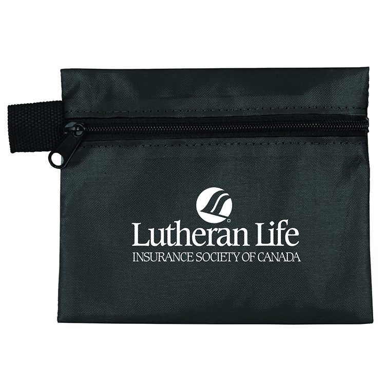 "SaniTime" 9 Piece Hand Sanitizer Healthy Living Pack in Zipper Pouch Components inserted into Zippe 8