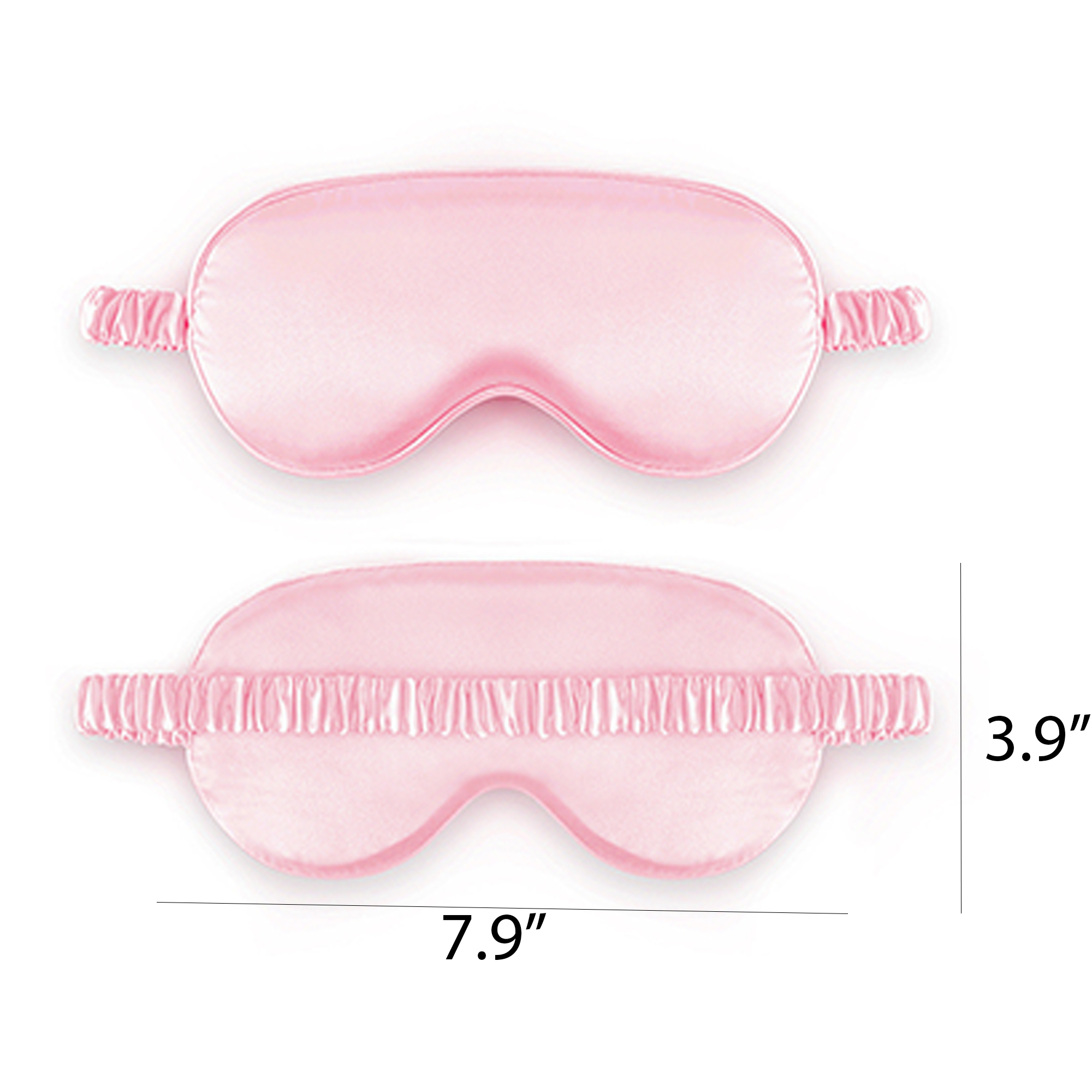 Satin Sleep Eye Mask Elastic For Home Offices Train 2