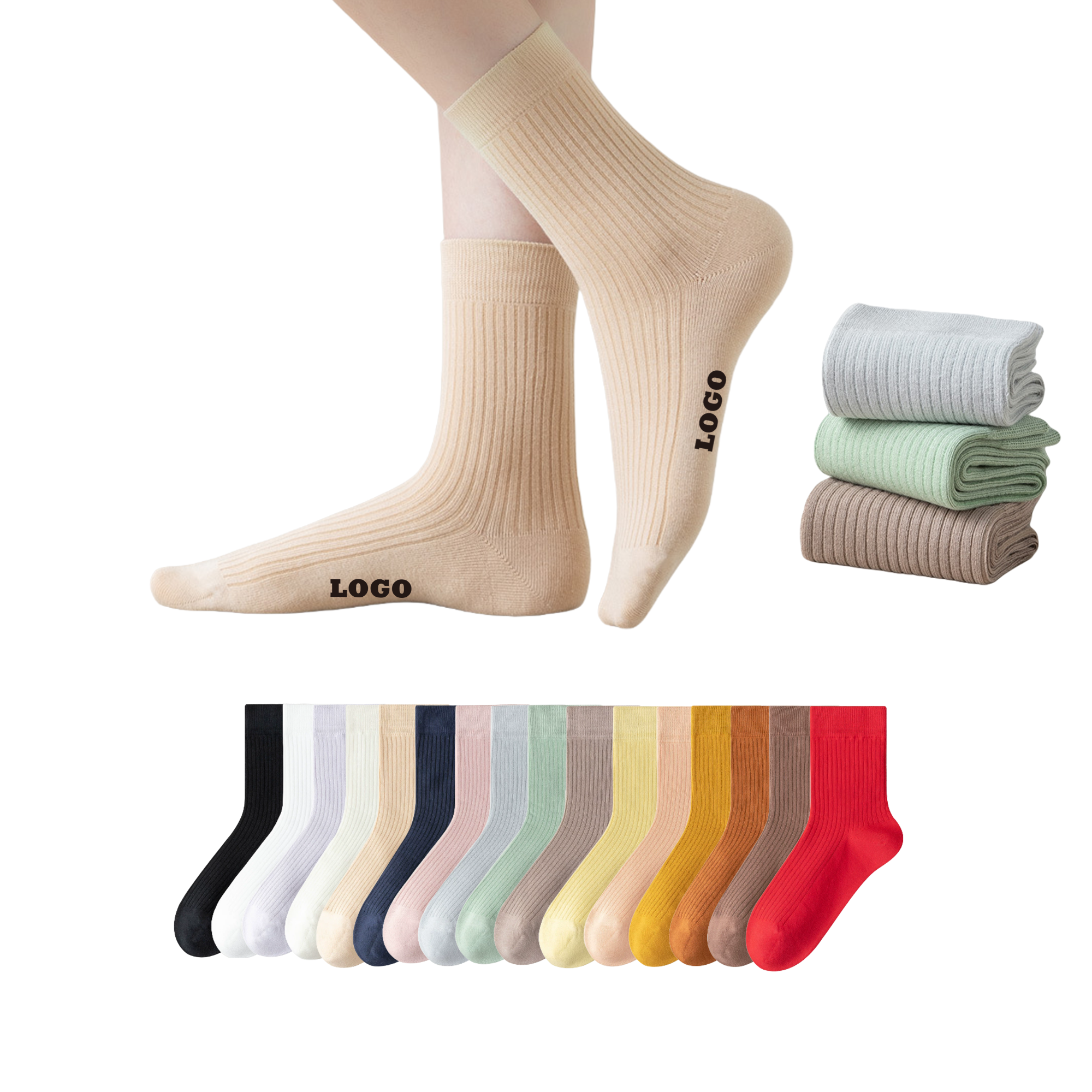 Women Cotton Sock MOQ200 3
