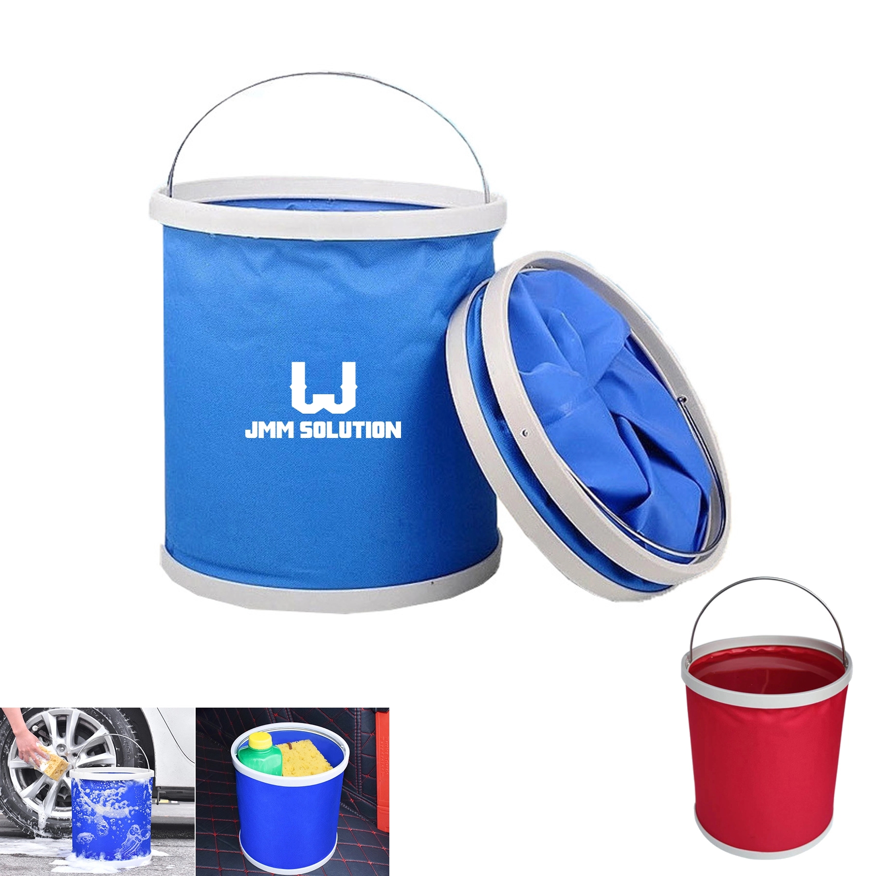 Collapsible Portable Bucket Folding Water Container 2