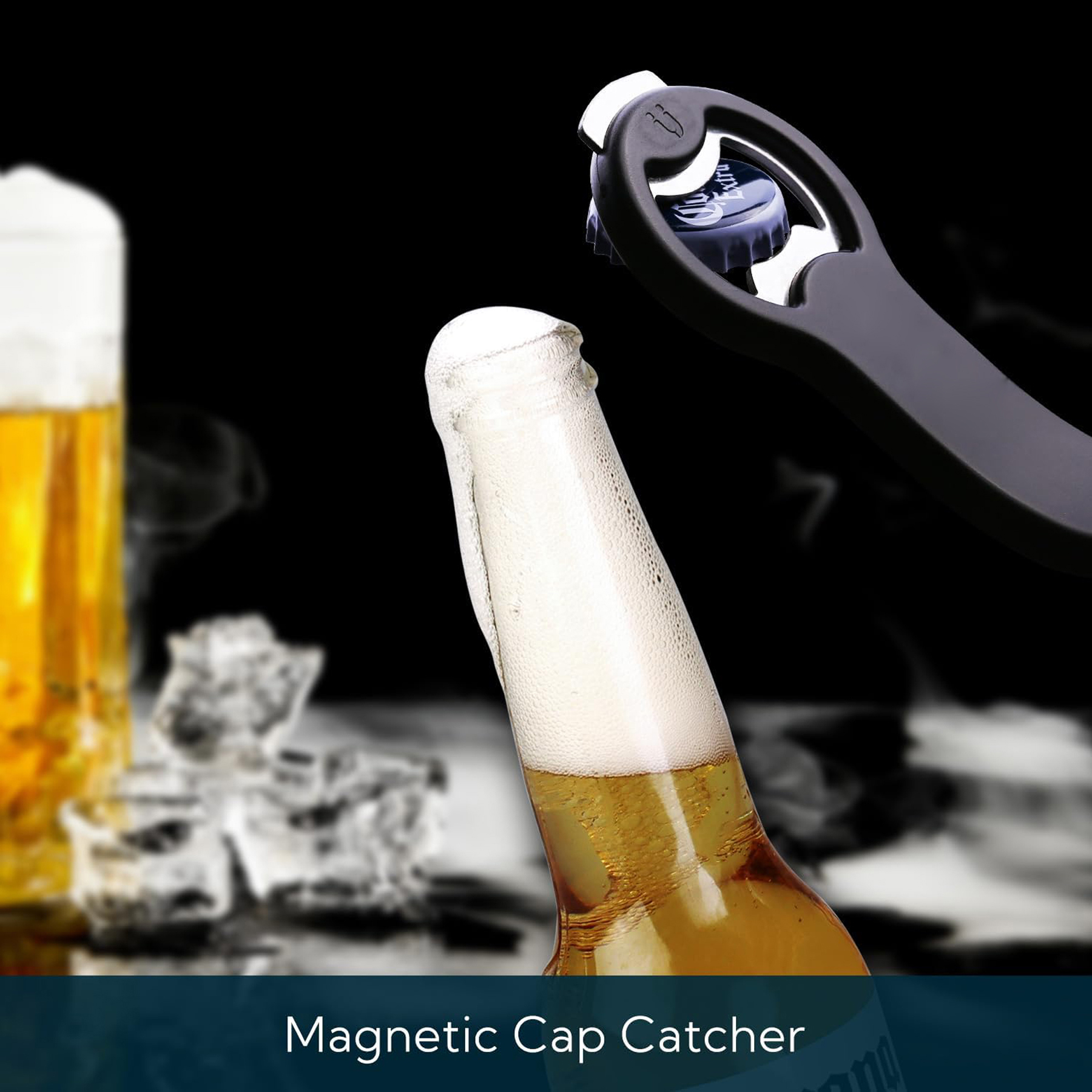 Magnetic 2-in-1 Beer Can and Bottle Opener 3