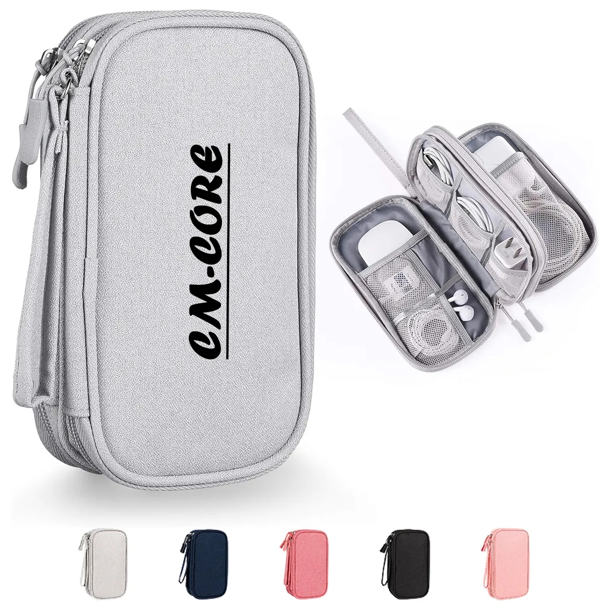 Small Cable Bag Charger Organizer Case 4