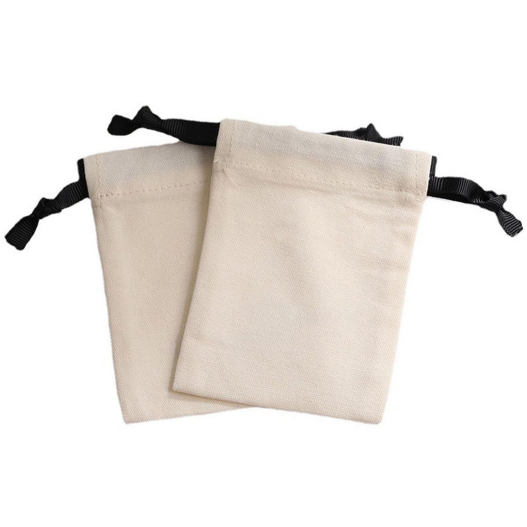 Organic Cotton Drawstring Jewelry Bag Gift Pouch Sachet Bags 8