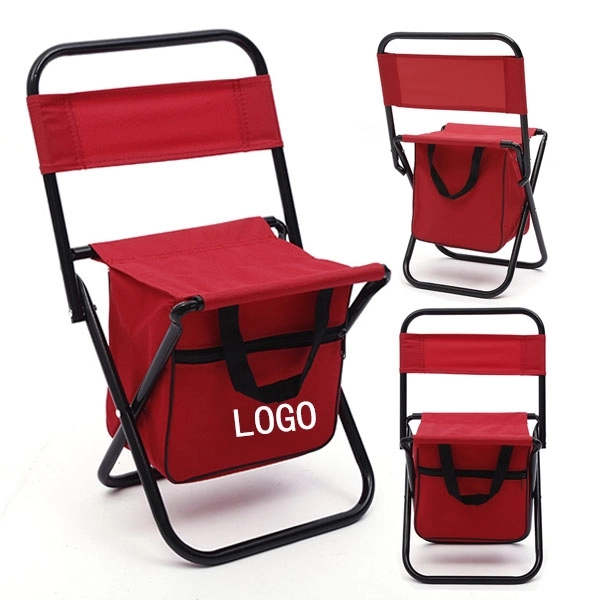 Portable Folding Fishing Chair with Cooler Bag 2