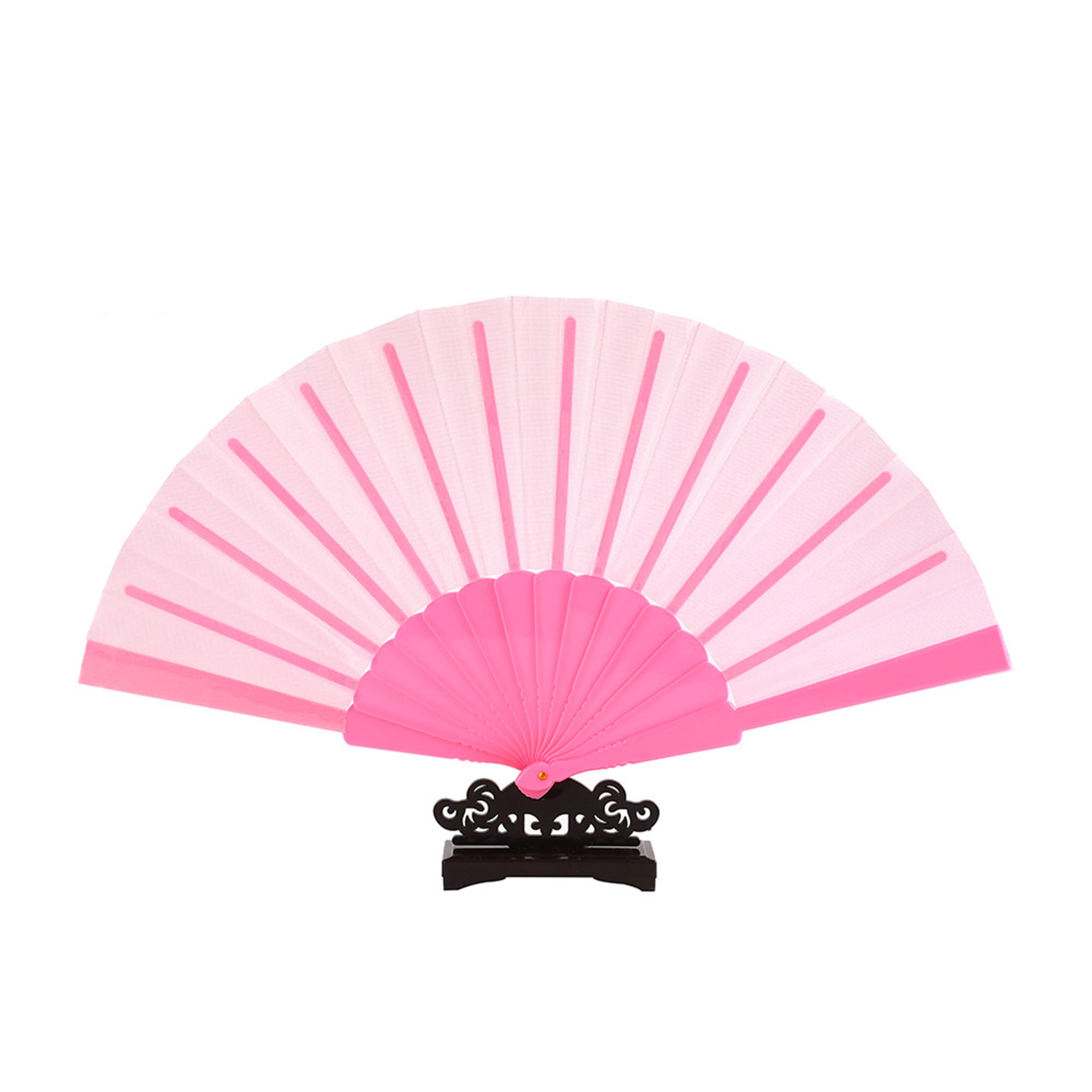 Plastic Hand Held Folding Fan 4