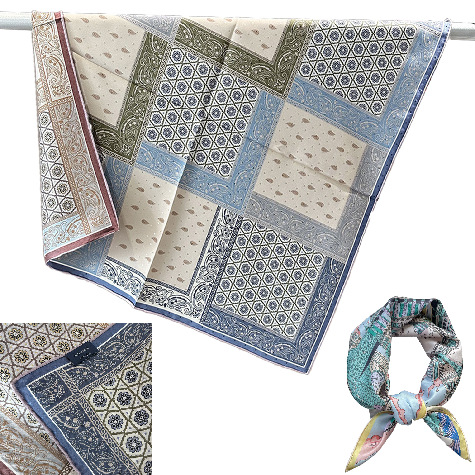 100% Pure Mulberry Silk Scarfs 4