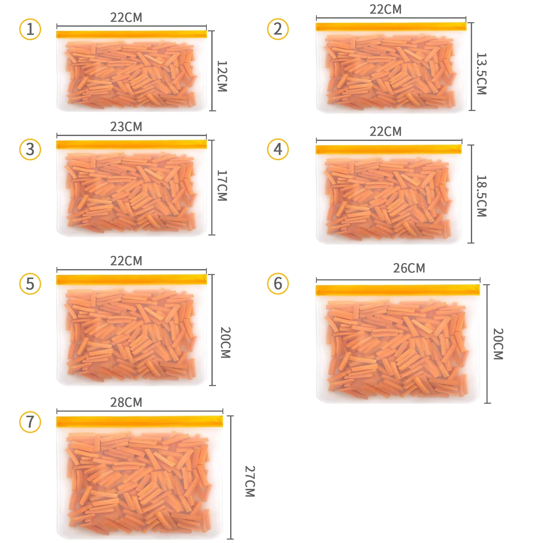 Reusable Food Storage Bags 2