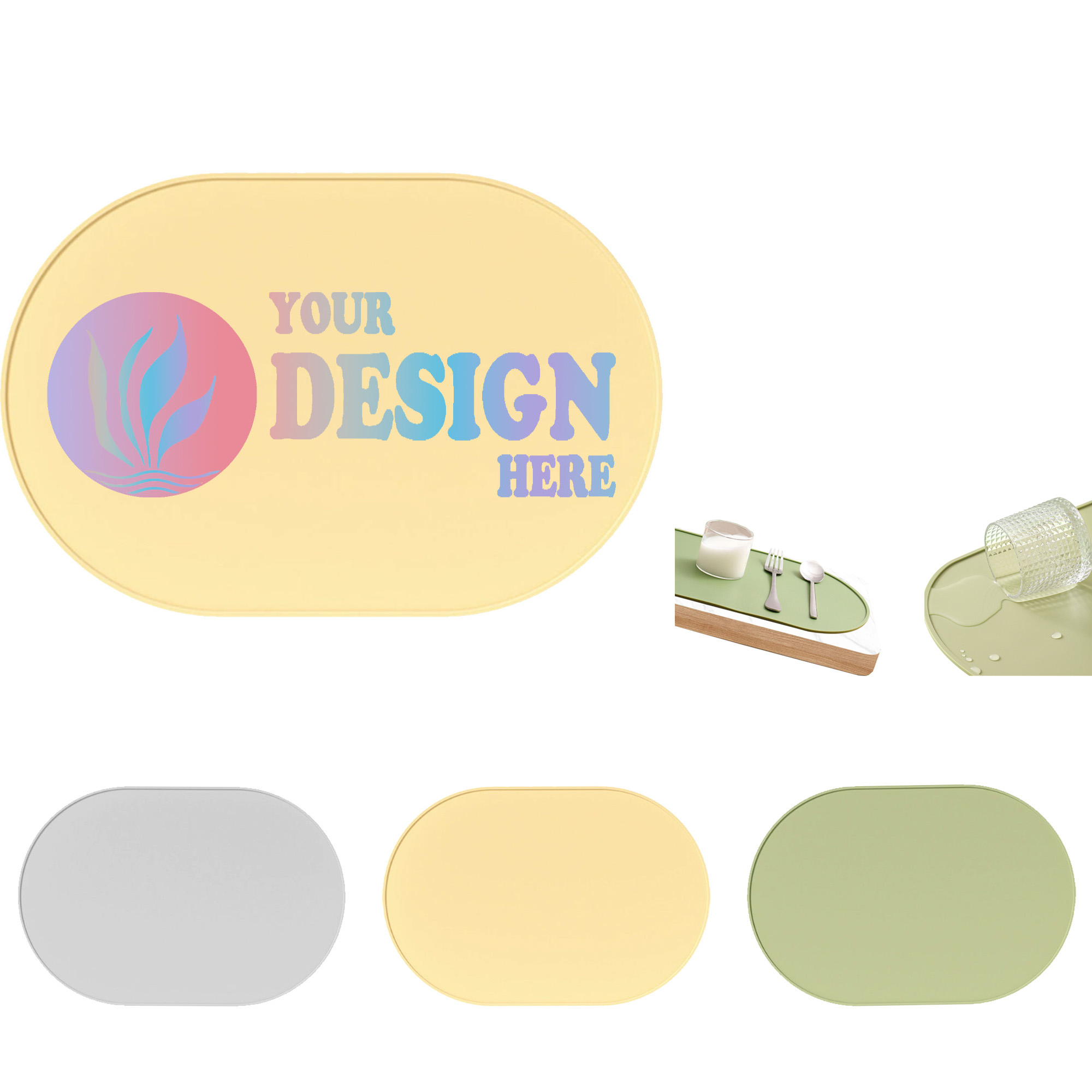 Color Silicone Placemat 2