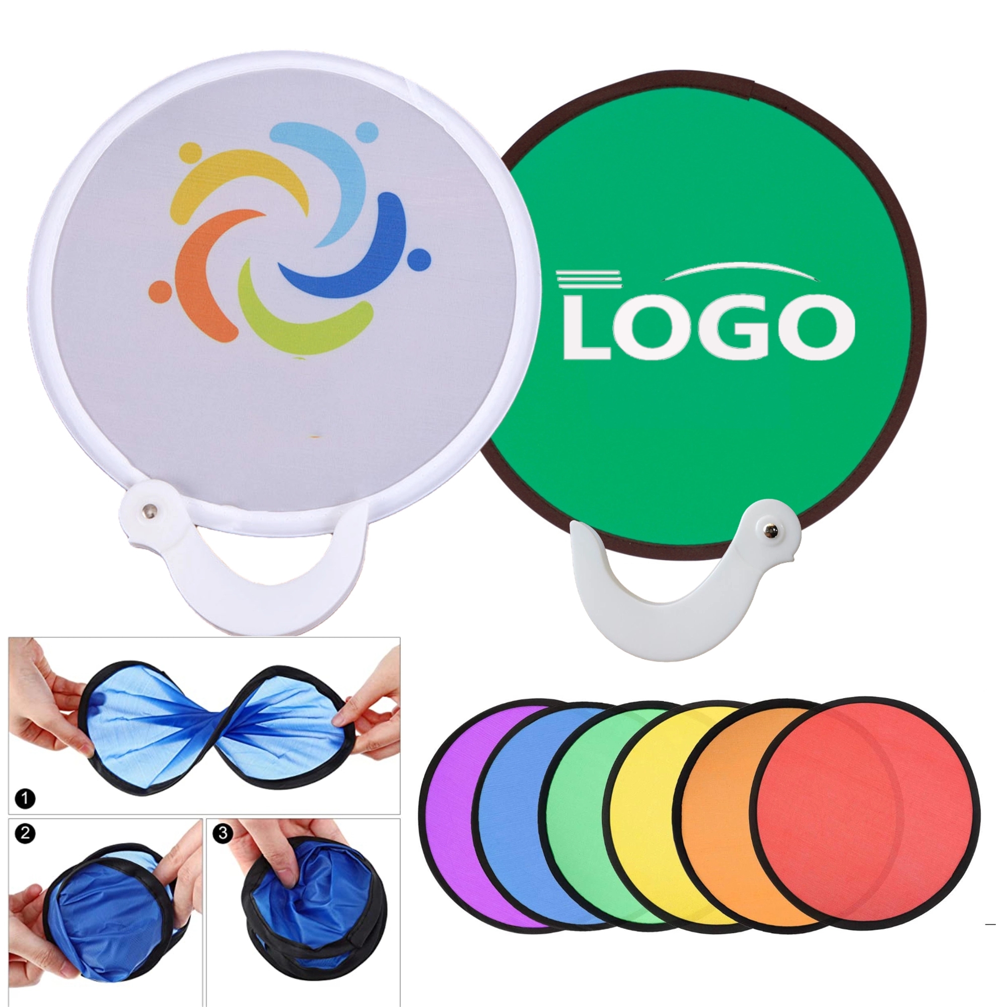 Foldable Flying Disc Fans