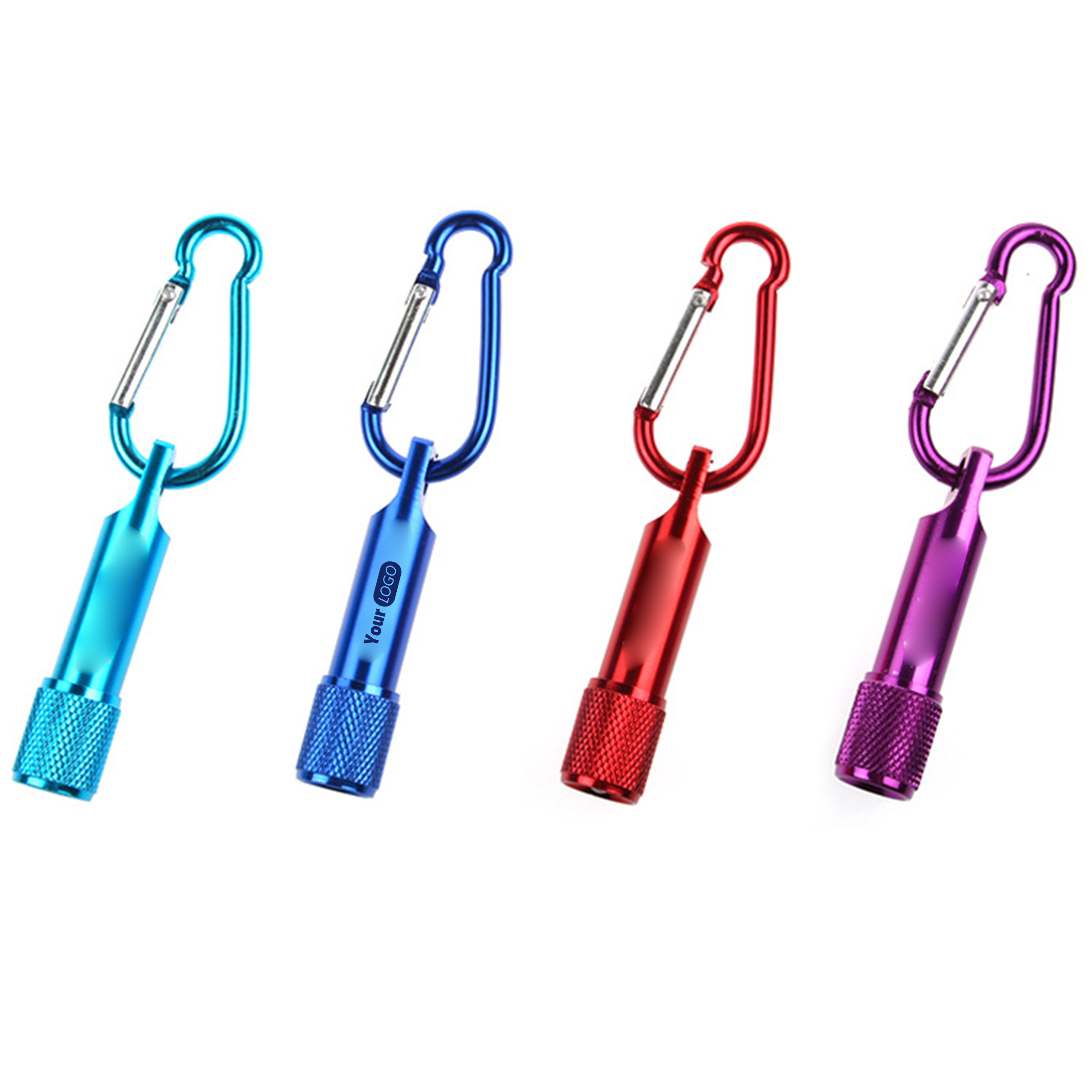 Aluminum Alloy Compact Carabiner Led Keychain For Everyday Use And Emergencies 2