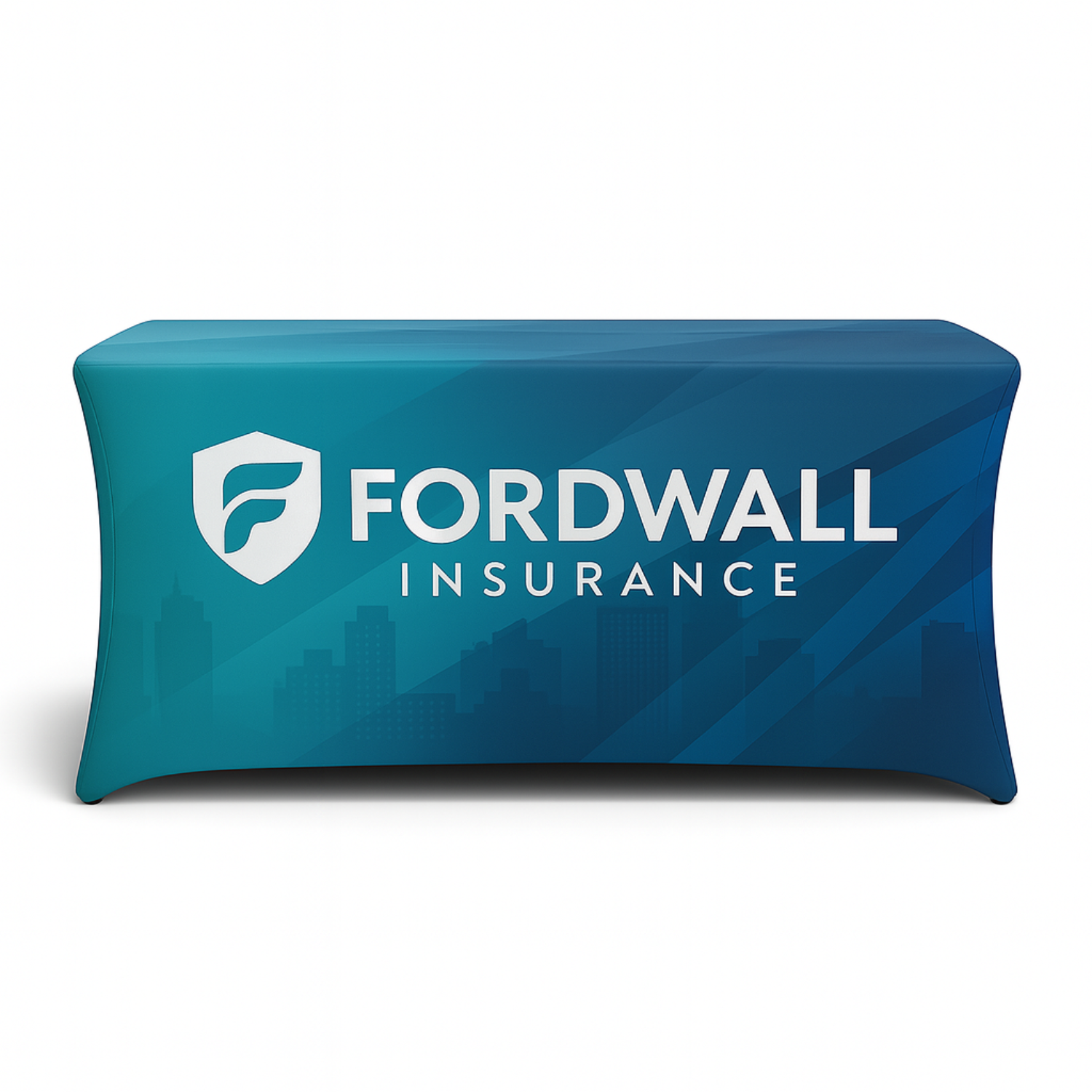 8' Spandex Stretch Table Cover (Counter Height, 36") 2