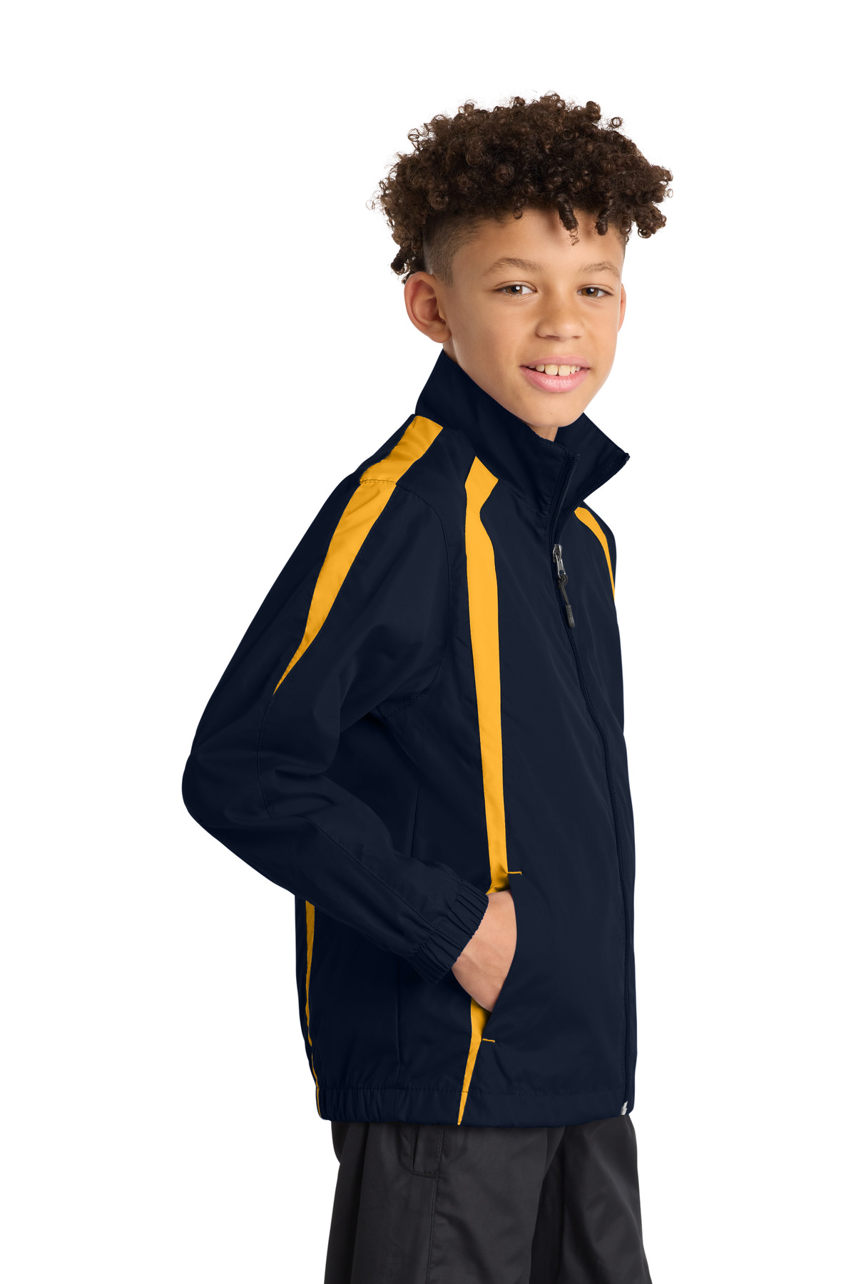 Sport-Tek Youth Colorblock Raglan Jacket. YST60 15