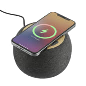 Garm Fabric & Bamboo Speaker with Wireless Chargin 13