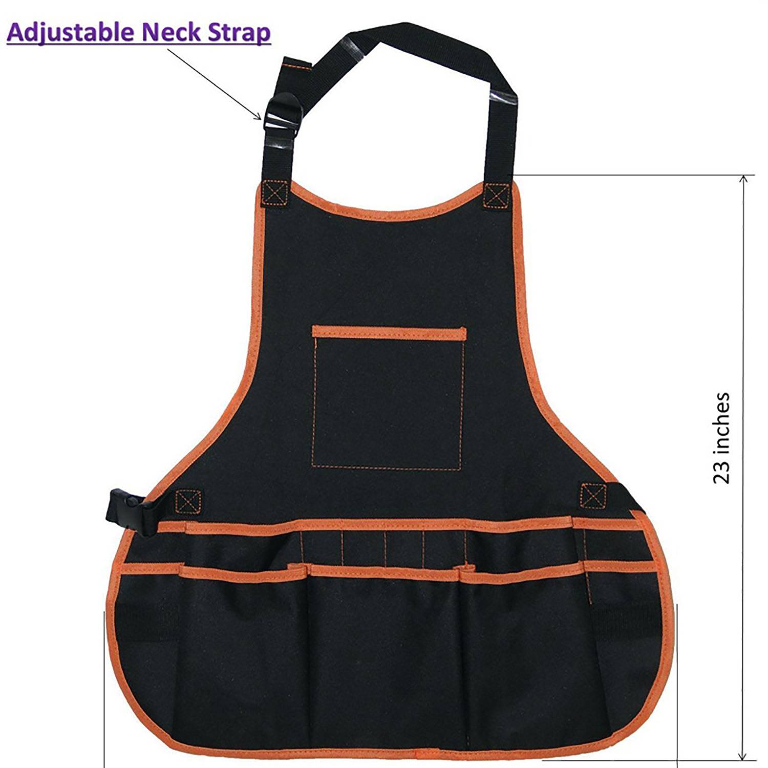 Multi-Pocket Work Canvas Apron 4