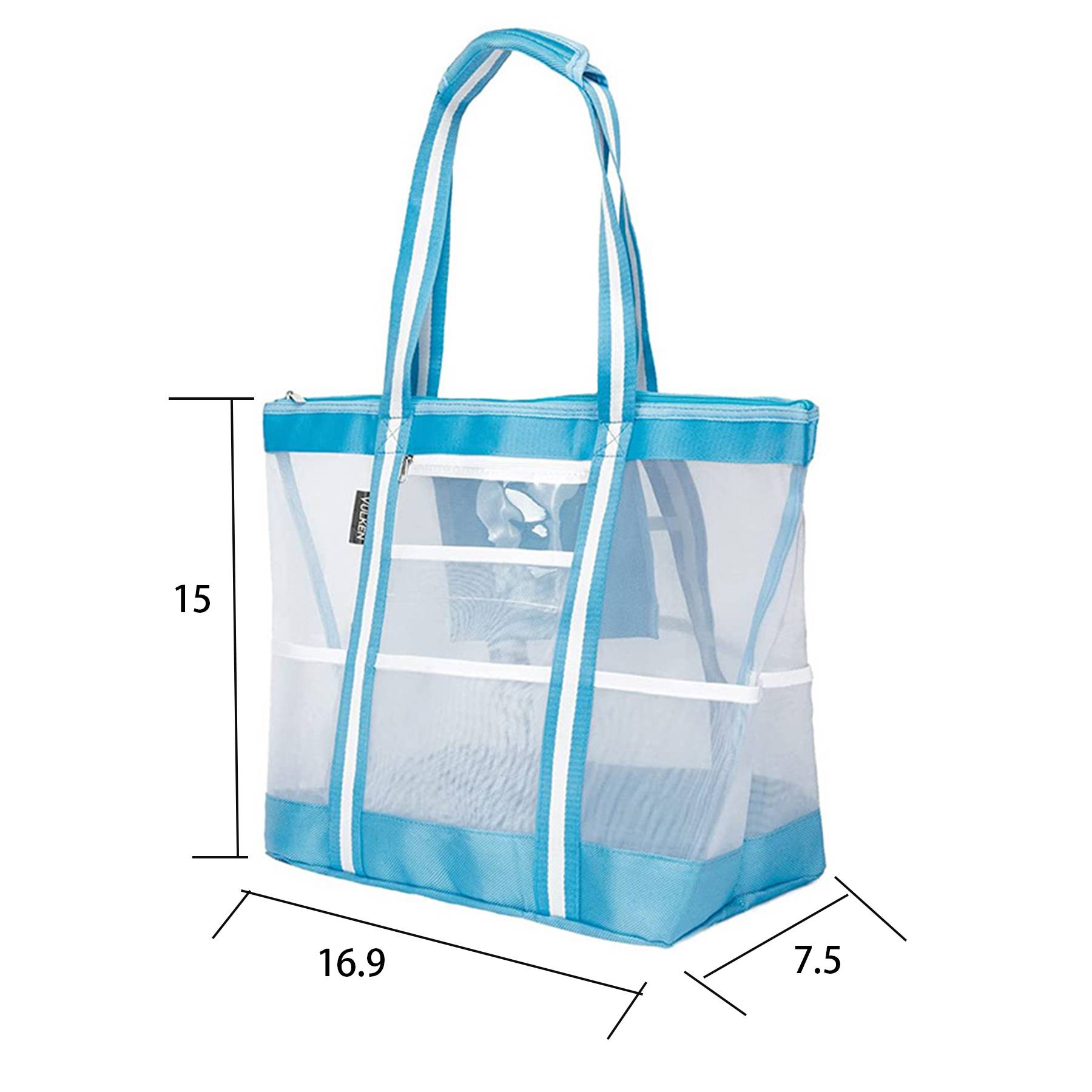 Oxford Extra Large Mesh Beach tote Bag 4