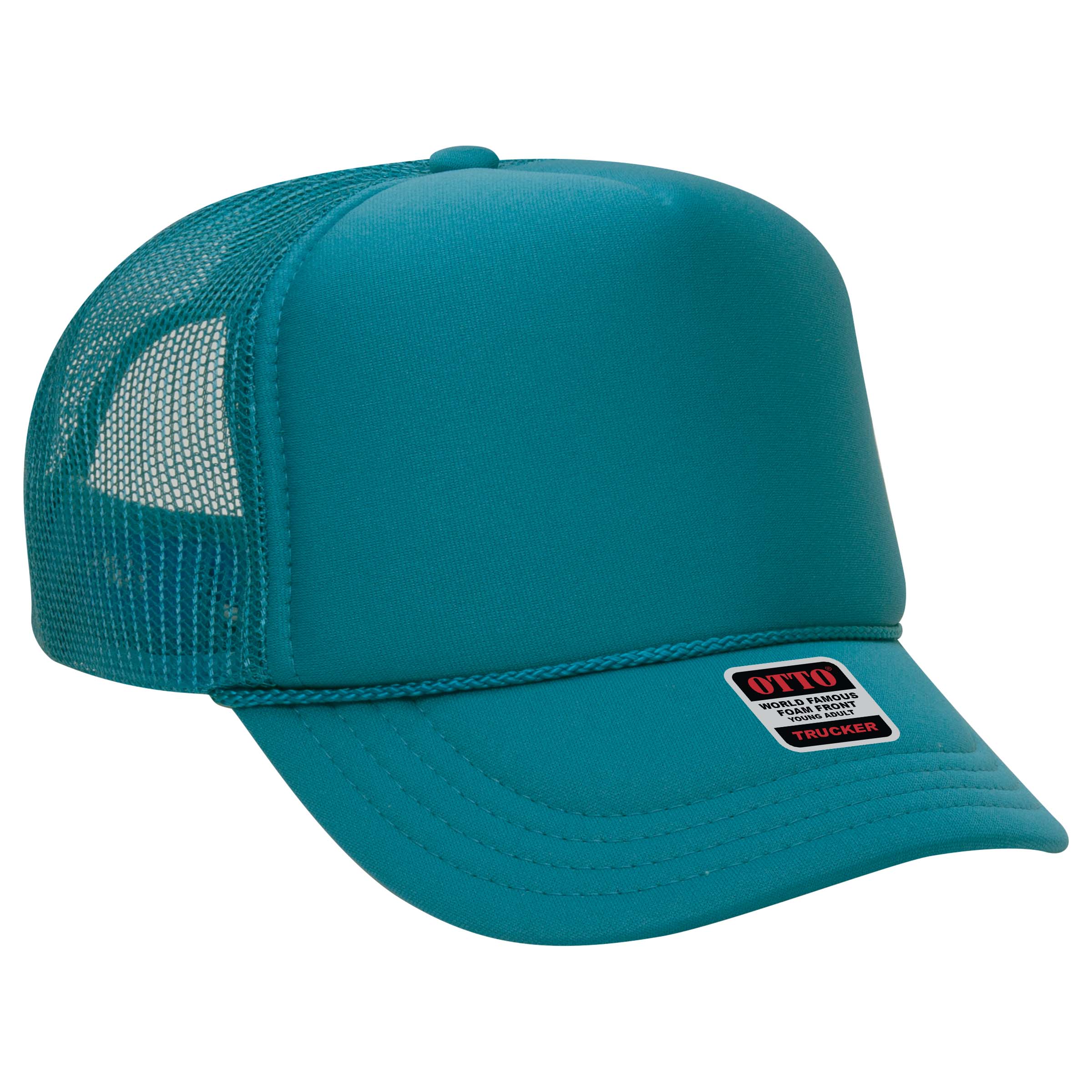 OTTO CAP® 5 Panel High Crown Mesh Back Trucker Hat 244