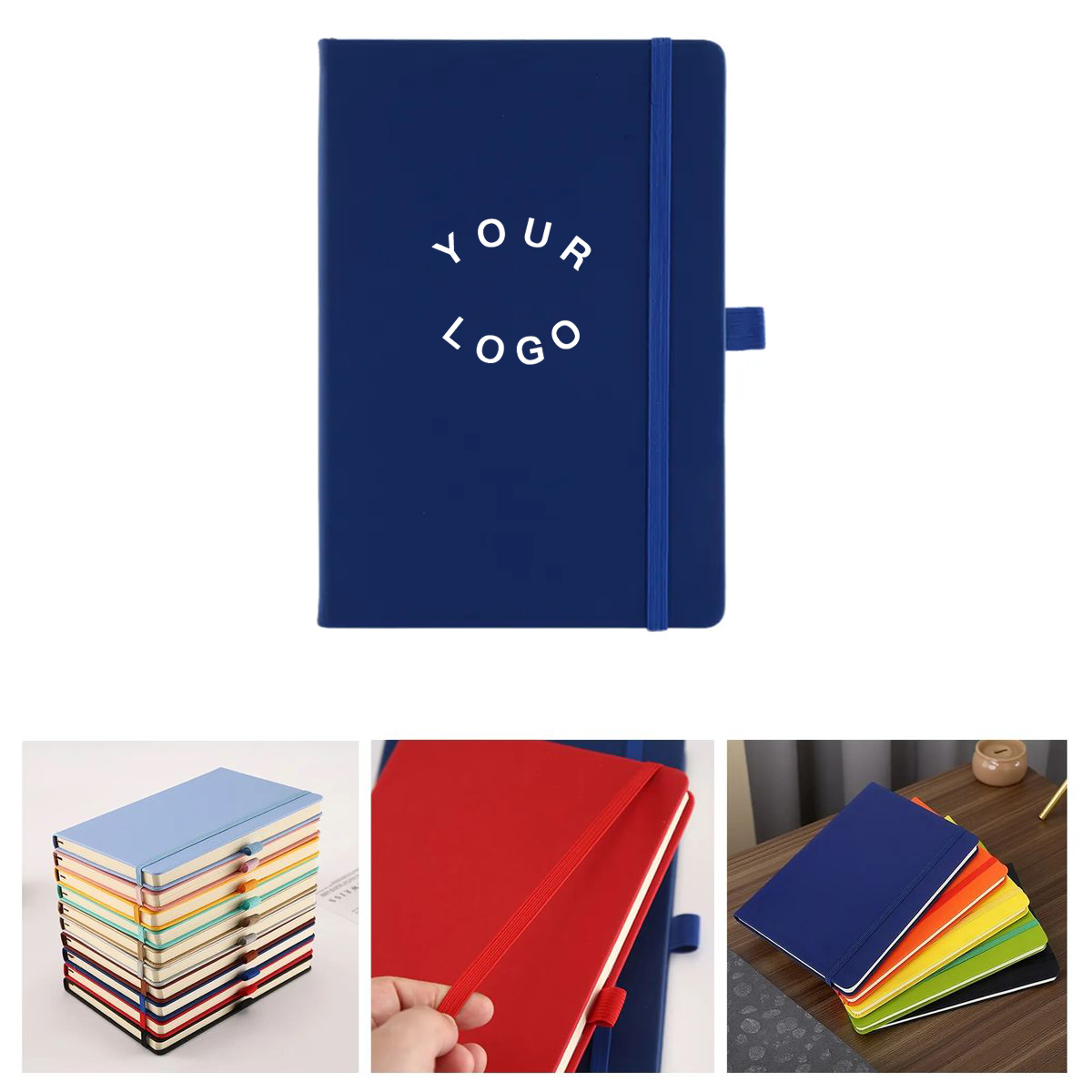 A5 Journal Notebook With Elastic Band And Bookmark 13