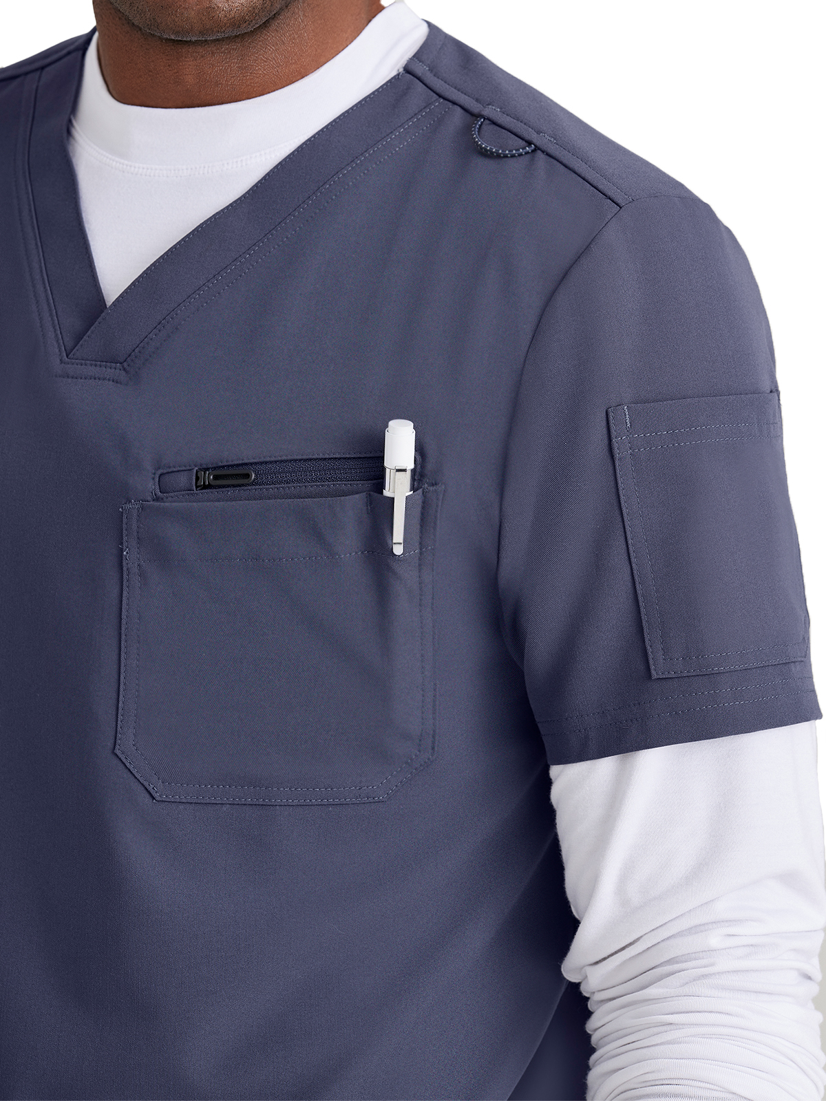Barco Unify - Men's Three-Pocket V-Neck Rally Scrub Top 7