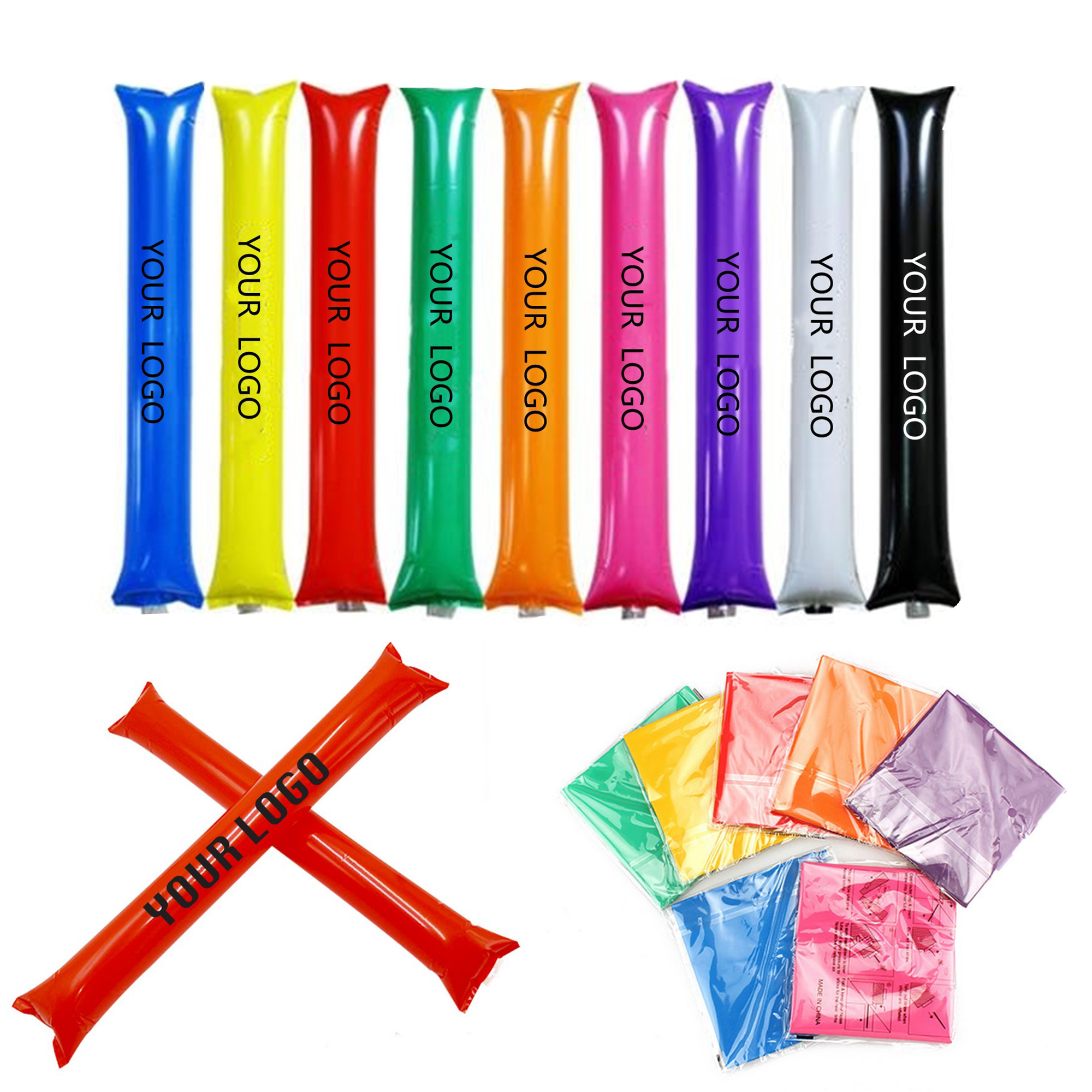 Inflatable Thunder Cheering Pair Stick 2