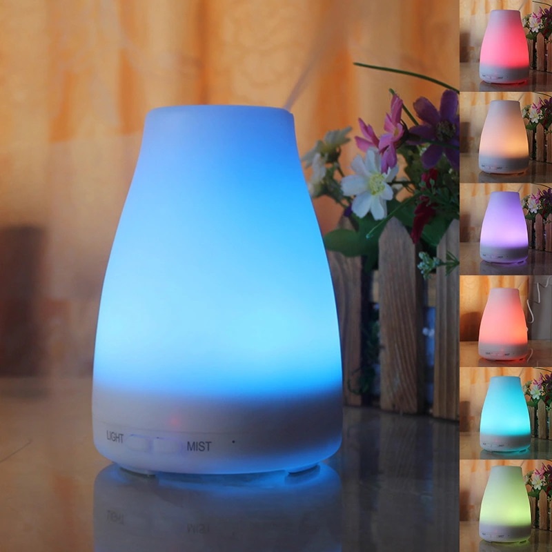 100ml Humidifier with LED Aroma Essential Oil Diffuser