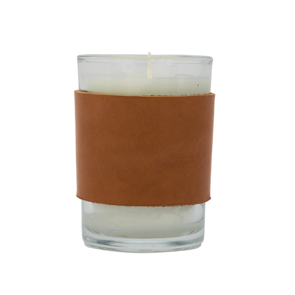 Harper 8 oz. Leather Wrapped Candle 67