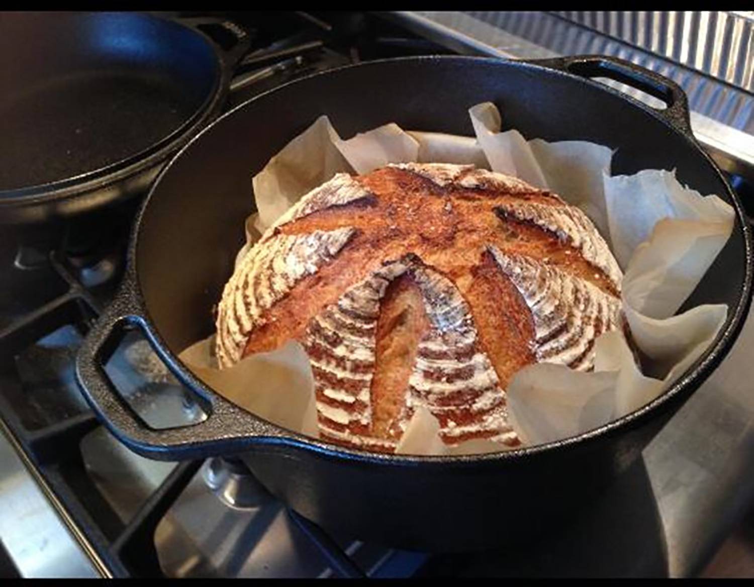 Double-Handle Cast Iron Skillet 7