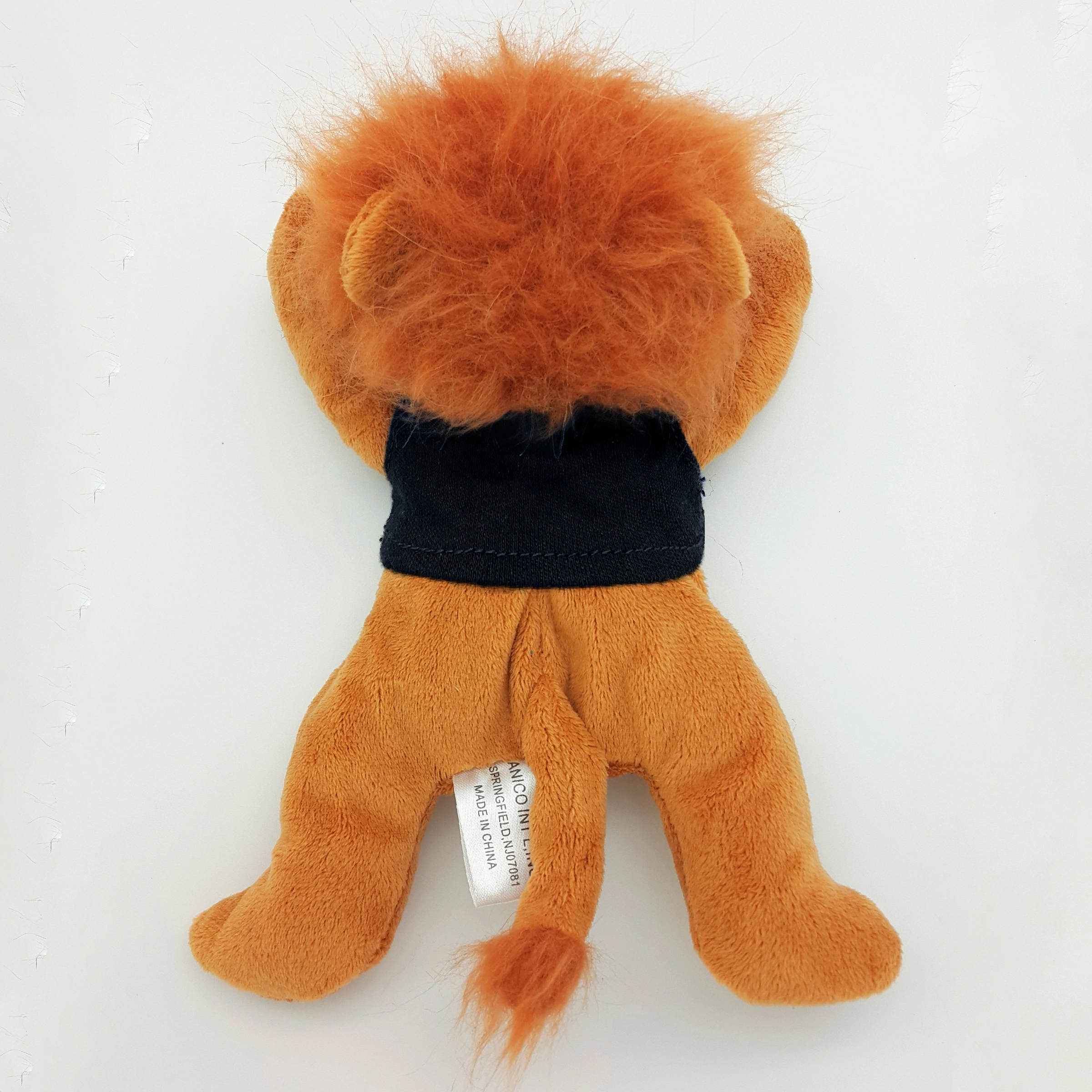 8" Laying Down Beanie Lion 3