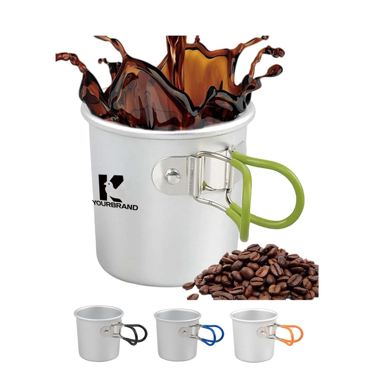 Versatile Outdoor Water Cup Coffee Folding Camping Mug 1