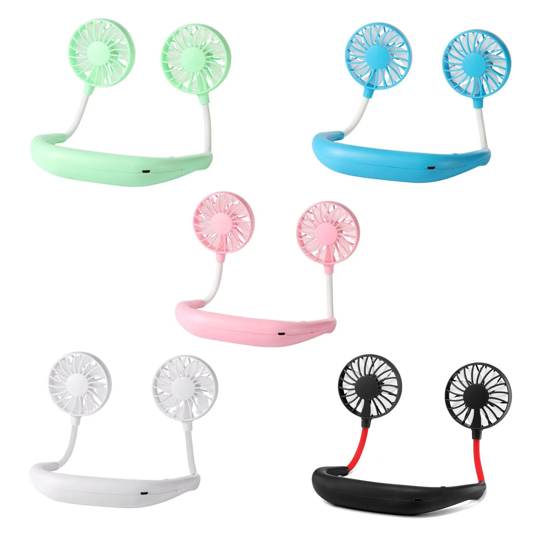 Dual Breeze Hands Free Neck Fan 5