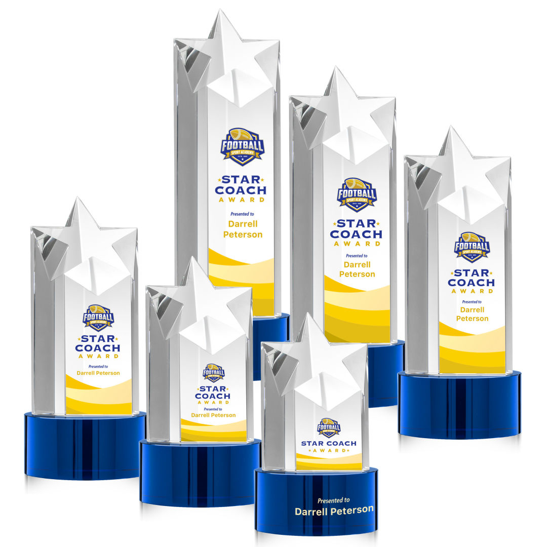 Berkeley VividPrint™ Award on Marvel Base - Blue 5