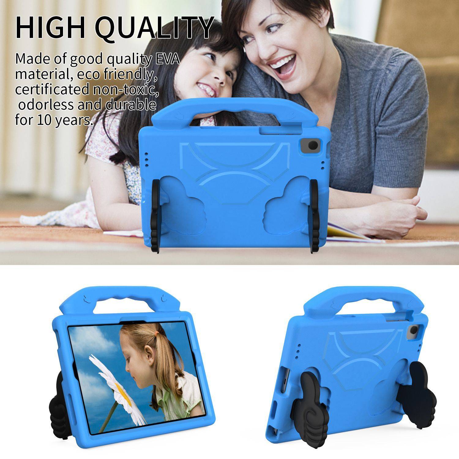 10.9 Inch EVA Thumbs Up Kickstand Shockproof Tablet Case 6