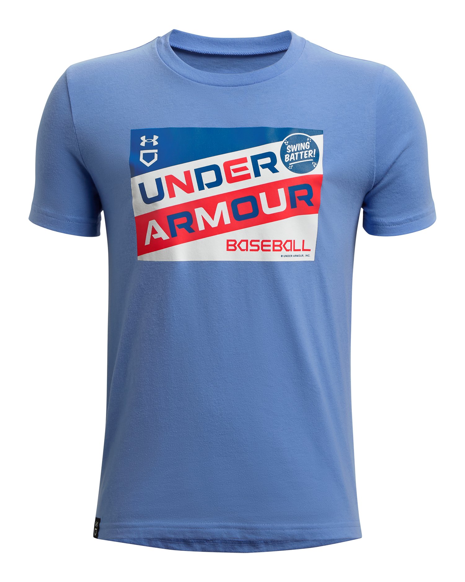 Boys' UA Baseball Swing Batter Short Sleeve 4