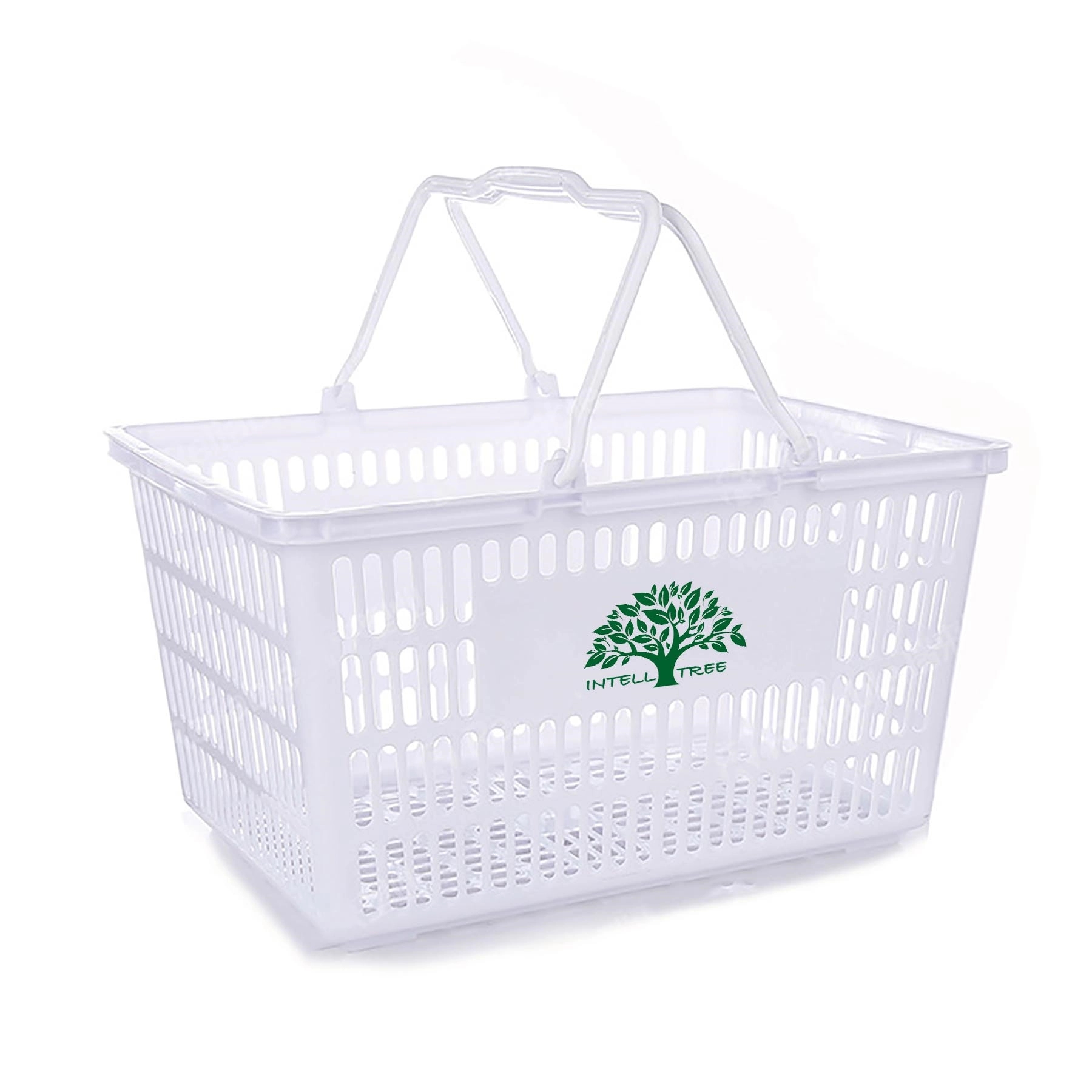 25L Plastic Handheld Shopping Baskets 1