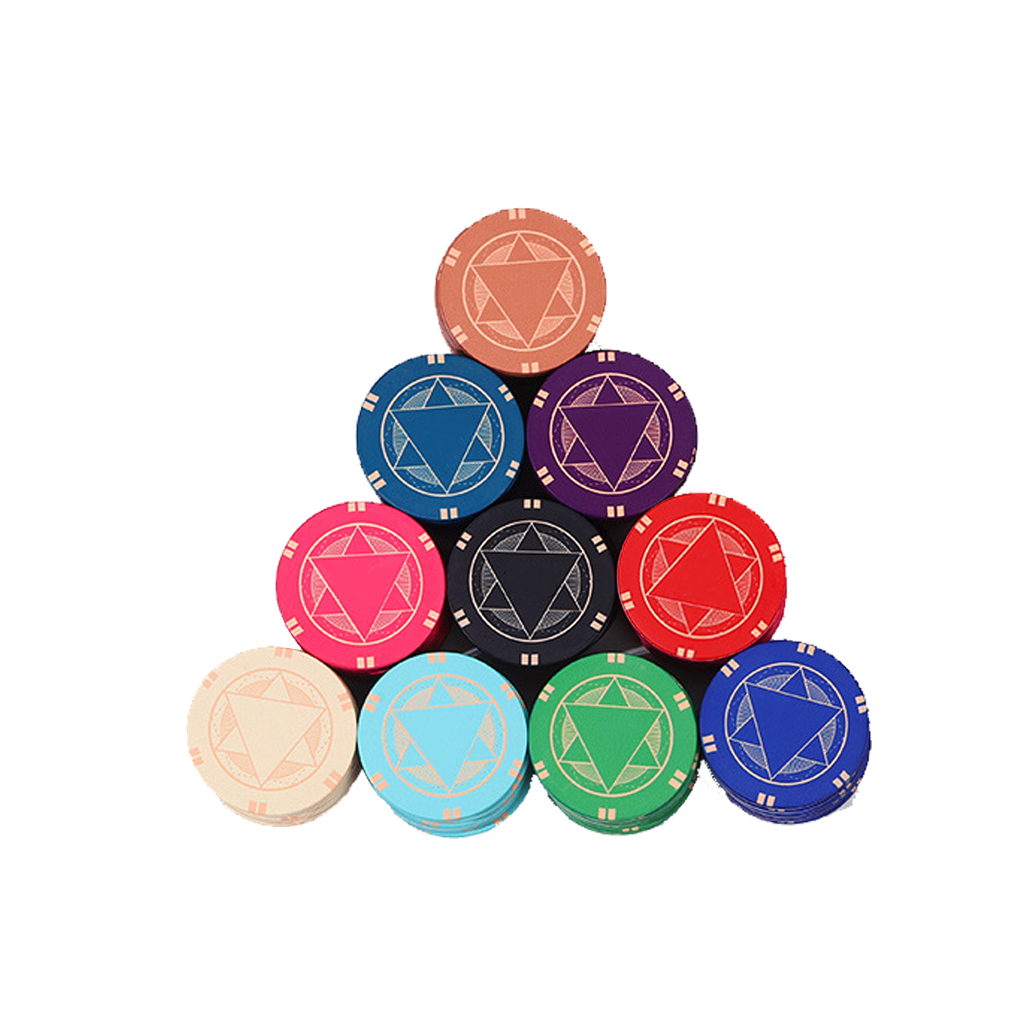 MOQ 100 Customizable Ceramic Poker Chips for Games 4