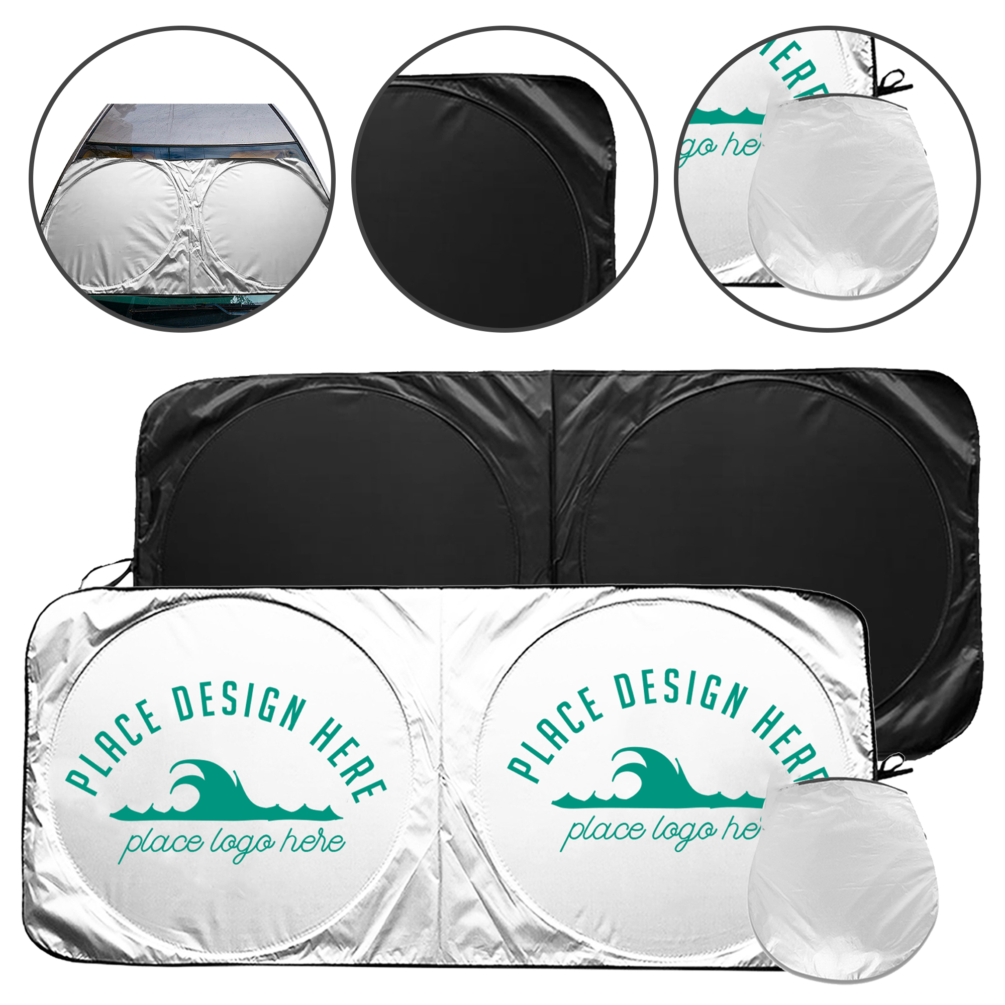 Snow Cover UV Protection Sunshade Universal Car Shield Ice 2