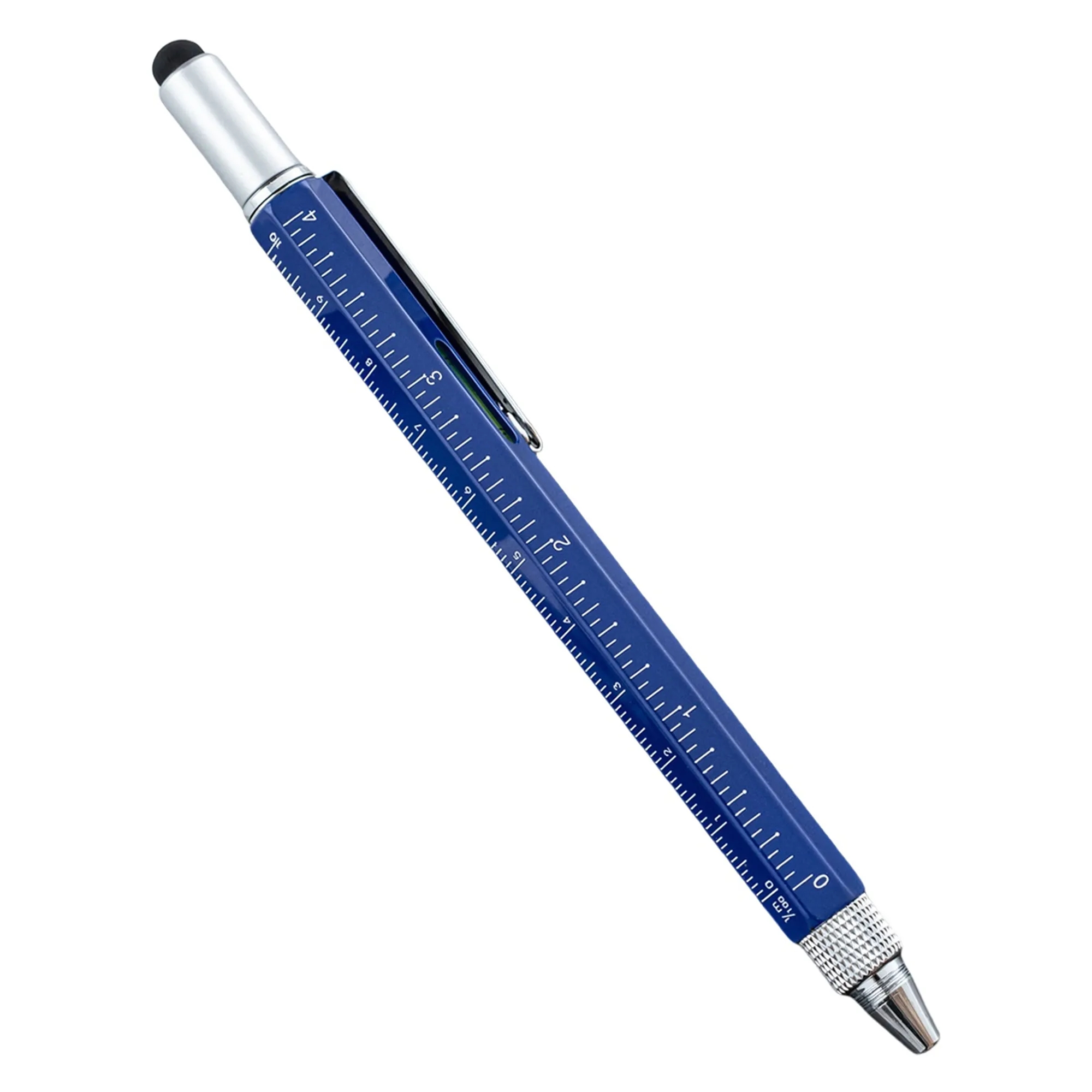 Metal 6 in 1 Multitool Stylus Ruler Ballpoint Pen 5