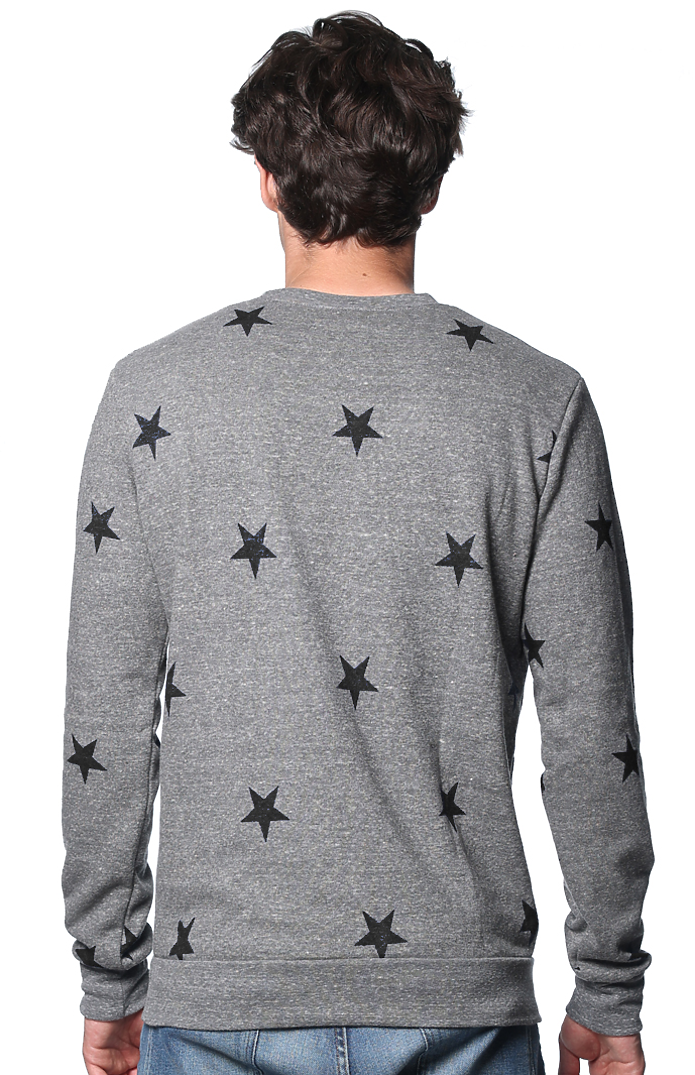 Unisex Triblend Crew Star Sweatshirt, custom hoodie or sweatshirt with logo imprint 2