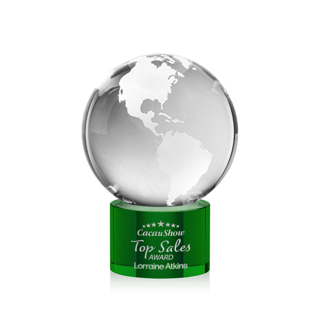 Globe Award on Marvel Base - Green 4