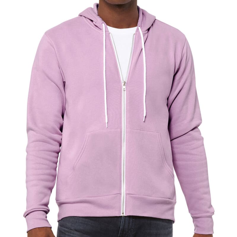 Bella Unisex Poly-Cotton Fleece Full-Zip Hoodie 4