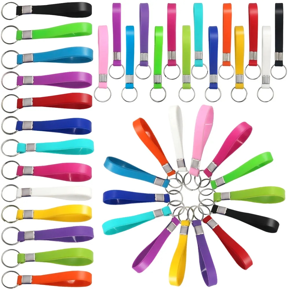 Colorful Silicone Keychain 14