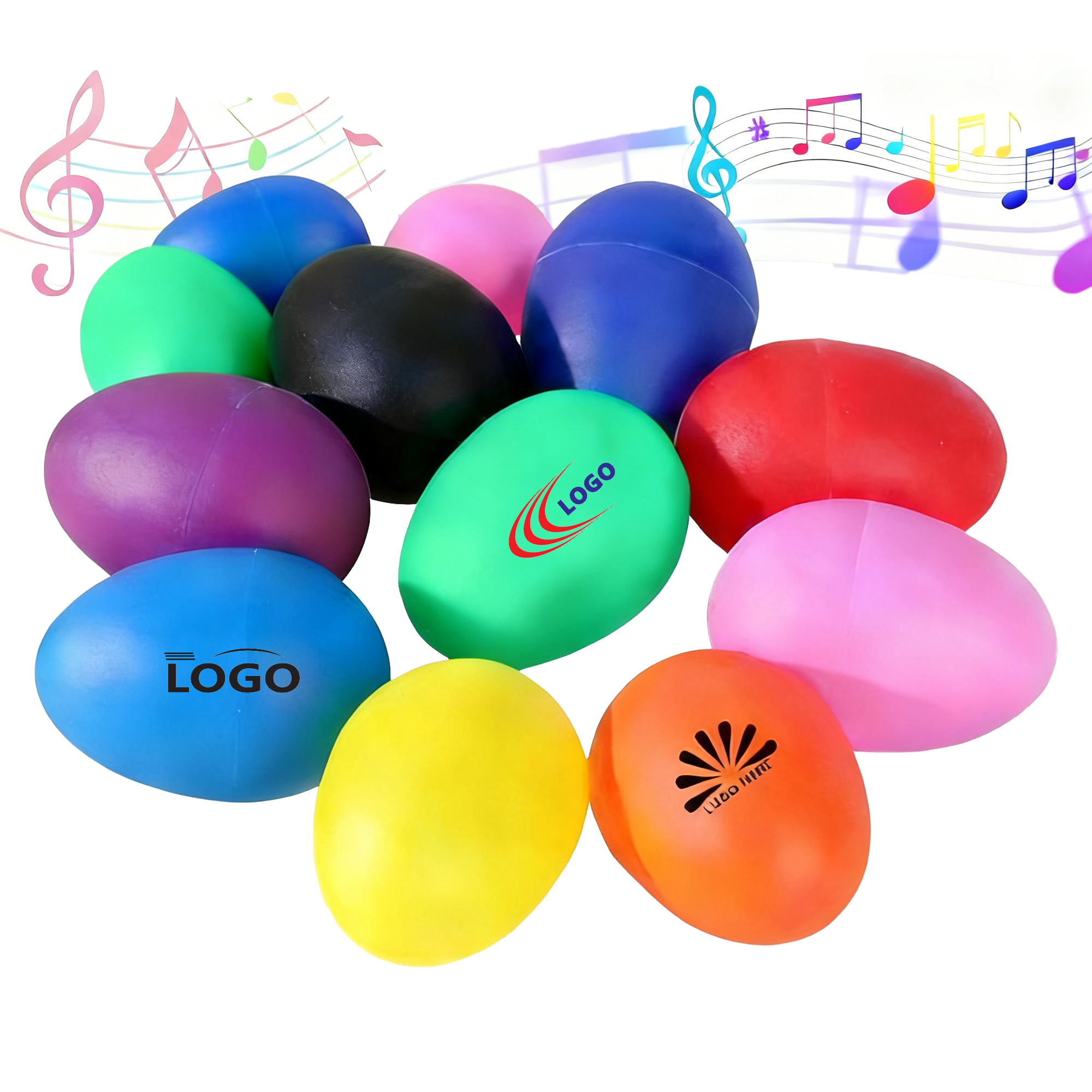Mini Plastic Egg Shakers Musical Instruments 1