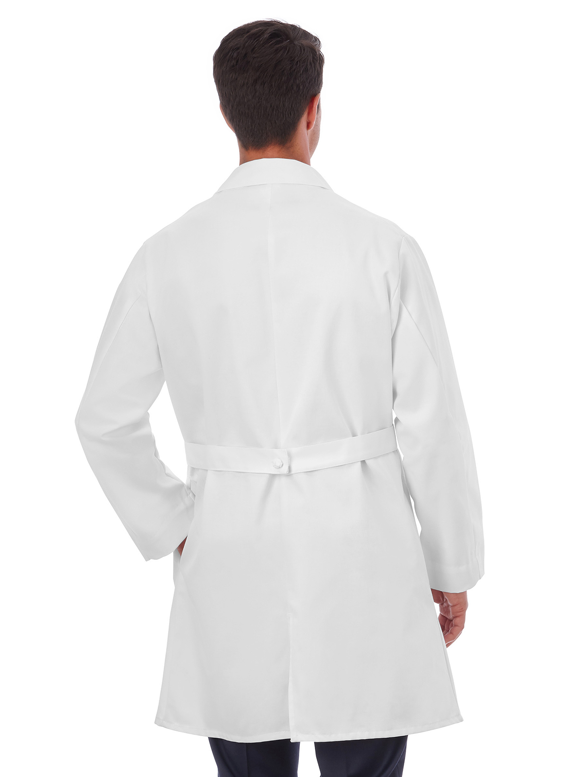 Meta Labwear - Unisex Five-Pocket 44" Full-Length Lab Coat 4