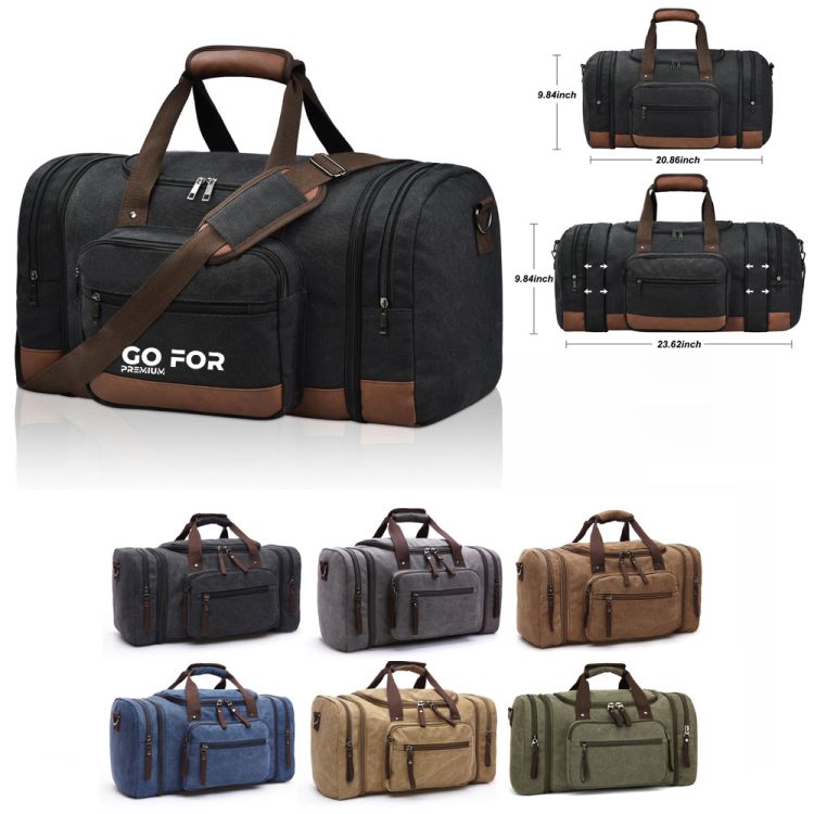 Canvas Carry on Duffle Bag for Travel 2