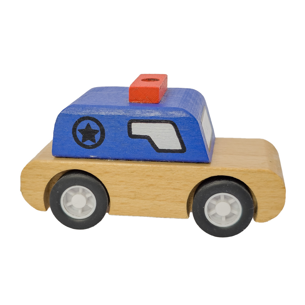 Wooden Police Car 4