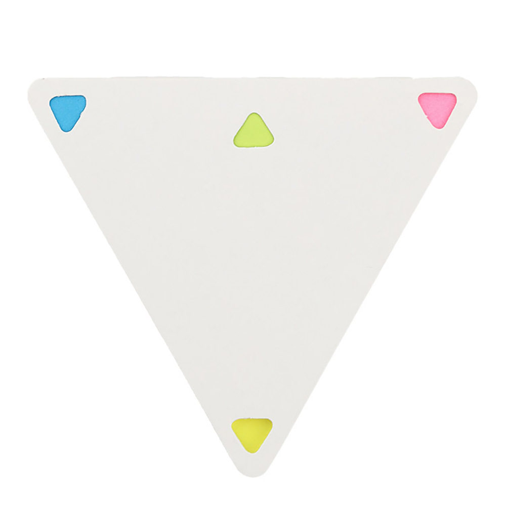 Triangle Shape 4 Color Sticky Note 4