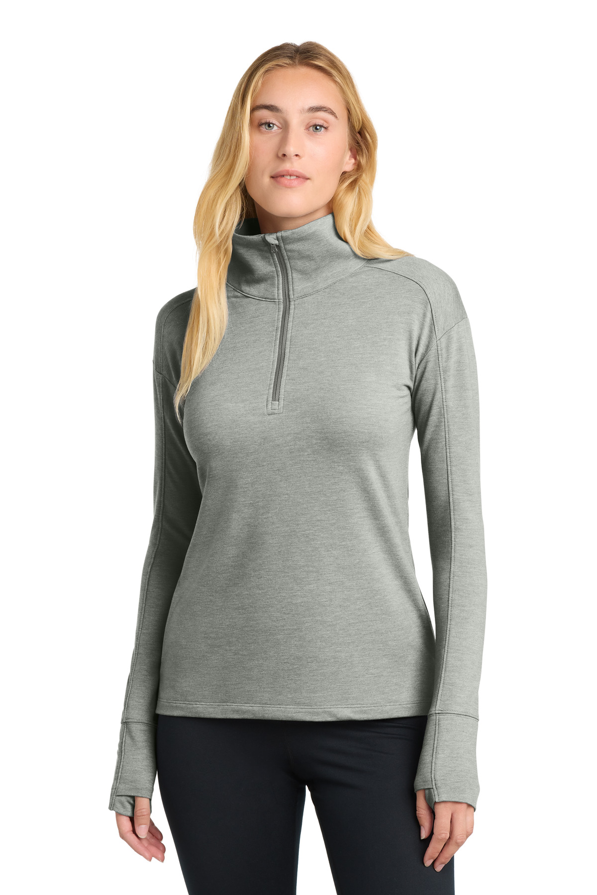 Sport-Tek Women's Sport-Wick Flex Fleece 1/4-Zip. LST561 45